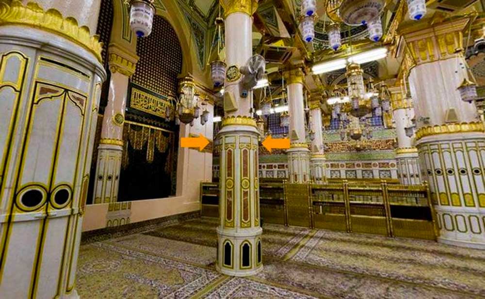 Major Pillars of Masjid-e-Nabwi